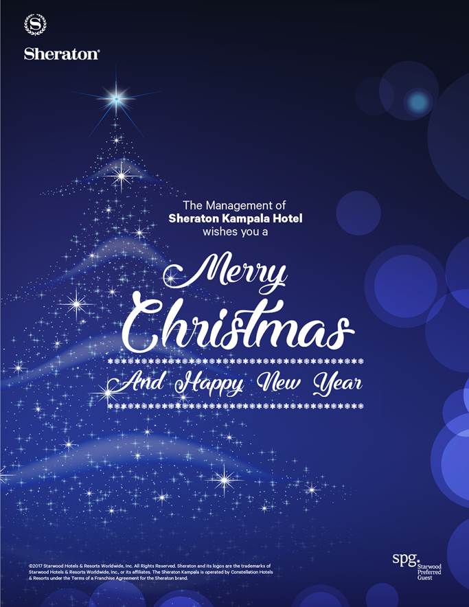 Seasons greetings for all ATCNews readers from the Sheraton Kampala Hotel